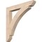 Ekena Millwork Thorton Slat Smooth Bracket, Douglas Fir, 3 1/2"W x 28"D x 28"H BKT04X28X28THR06SDF - alternate 1